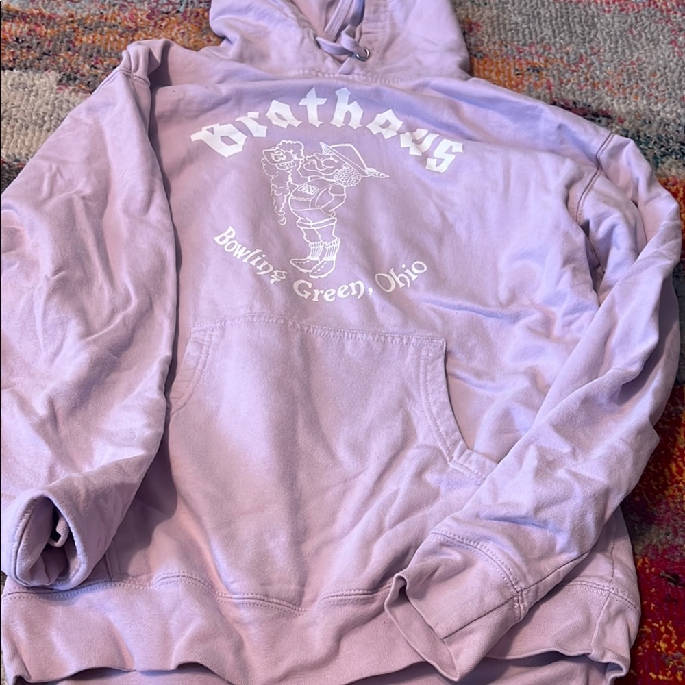 Lavender Graphic Hoodie
